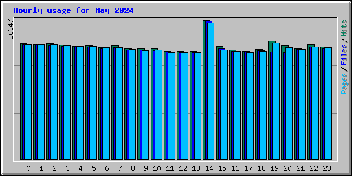 Hourly usage for May 2024